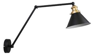 Nástěnná lampička FUNDO 1xE27/40W/230V černá/zlatá