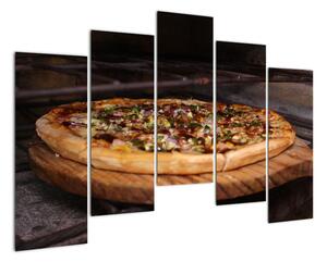 Obraz pizza - obraz do kuchyně (125x90cm)