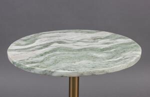 Bílý mramorový odkládací stolek DUTCHBONE SALERNO S 30 cm