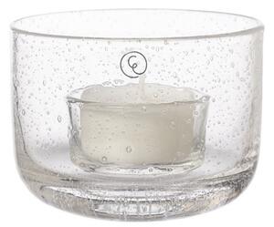 ERNST Skleněný svícen Bubble Tealight - 6 cm EF477