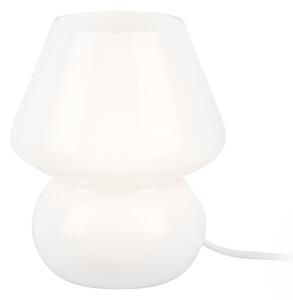 Stolní lampa sklo Vintage bílá Leitmotiv (Barva-bílá)