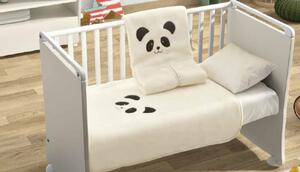 Dětská španělská deka Piel s výšivkou Panda, PIEL S.A