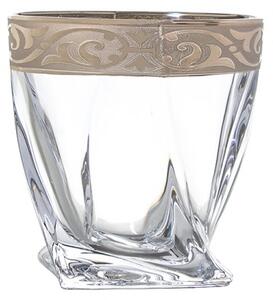 BOHEMIA QUADRO BAROKO PLATINUM WHISKY SADA 1+6 KS