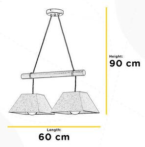 ZÁVĚSNÉ SVÍTIDLO, 60/24/90 cm - Online Only svítidla, Online Only