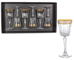 BOHEMIA PRESTIGE DORATO SKLENICE NA VÍNO 230ML SADA 6 KS