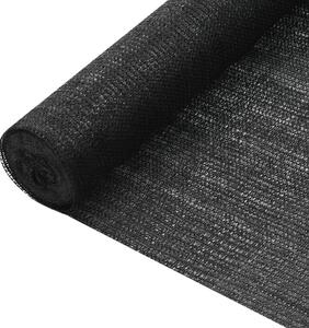 Stínící tkanina černá 1,2 x 10 m HDPE 75 g/m²