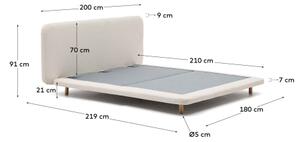 ODUM postel Pre matrac 160 x 200 cm