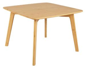 Konferenční stolek Bamboo světlé dřevo 50x50cm Leitmotiv (Barva-světlé dřevo)