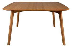 Konferenční stolek Bamboo velký tmavé dřevo 80x80 cm Leitmotiv (Barva-tmavé dřevo)