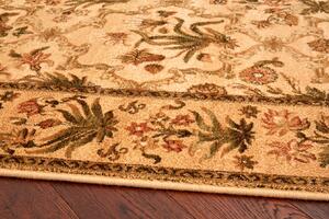 Oválný vlněný koberec Agnella Isfahan Olandia Sahara Rozměr: 140x190 cm