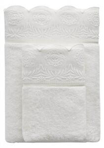 Dárková sada ručník a osuška QUEEN, 2 ks - Smetanová, Soft Cotton