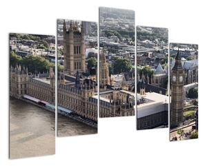 Britský parlament, obraz (125x90cm)