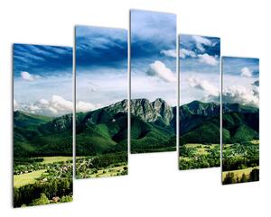Horský výhled - moderní obrazy (125x90cm)