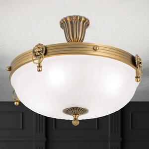 ORION Stropní svítidlo Rocca s roztečí, průměr 43 cm, stmívatelný, Bronz / starožitná mosaz, Obývací pokoj / jídelna, kov, Starožitný