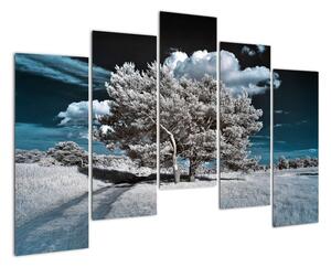 Strom v zimě, obraz na zeď (125x90cm)
