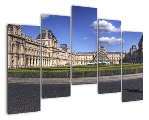 Muzeum Louvre - obraz (125x90cm)