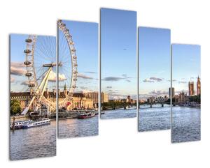 Londýnské oko (London eye) - obraz do bytu (125x90cm)