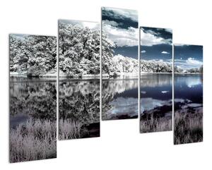 Zimní krajina - obraz (125x90cm)