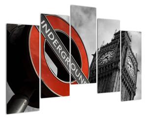 Londýnské metro - obraz (125x90cm)