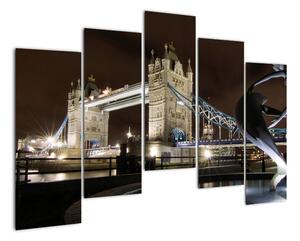 Noční Tower Bridge - obraz (125x90cm)