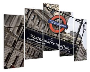 Stanice londýnského metra - obraz (125x90cm)