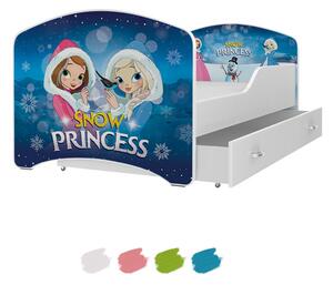 Dětská postel IGOR s motivem LEDOVÉ KRÁLOVSTVÍ (Frozen) včetně úložného prostoru