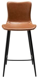 ​​​​​Dan-Form Koňakově hnědá koženková barová židle DAN-FORM Medusa 64 cm