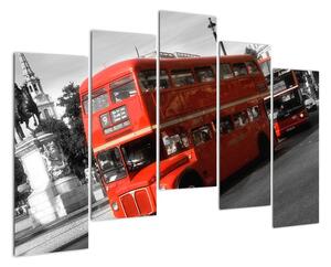 Anglický autobus Double-decker - obraz (125x90cm)