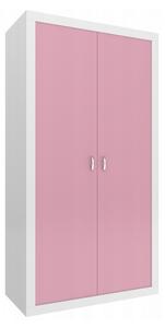 Šatní skříň FILIP 2D (různé barvy), Růžová