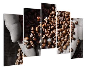 Kávová zrna - obraz (125x90cm)