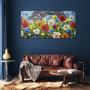 Obraz na skle Obraz na skle Malování květiny příroda
