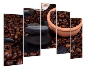 Kávová zrna - obraz (125x90cm)