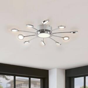 Chromované stropní svítidlo LED Meru, CCT