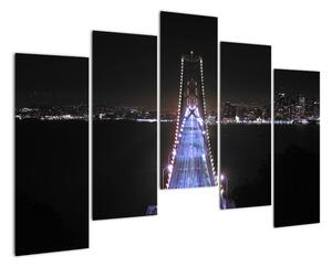 Noční most - obraz (125x90cm)