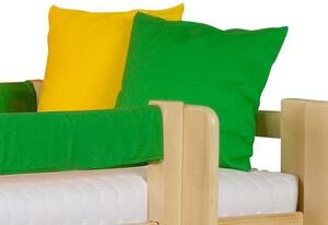 HP-Nábytek Povlak na polštář zelený nebo žlutý - 40 x 40 cm žlutý