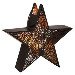 LUMINOUS Hvězda s držákem na čajovou svíčku 35 cm
