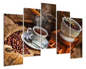 Mlýnek na kávu - obraz (125x90cm)