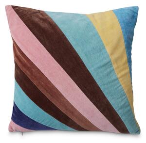 Sametový polštář Striped 45 × 45 cm
