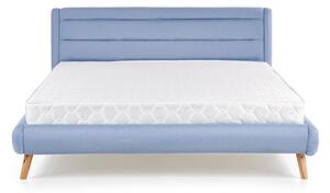 Čalouněná postel RUBIKON, 140x200, modrá + rošt