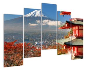Hora Fuji - moderní obraz (125x90cm)