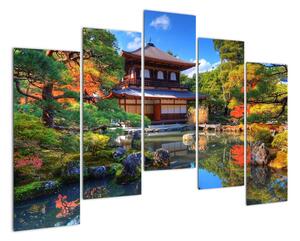 Japonská zahrada - obraz (125x90cm)