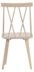 Jídelní židle Mariette, 2ks, smetanová, 50x43x88