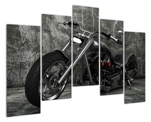 Obrázek motorky - moderní obraz (125x90cm)