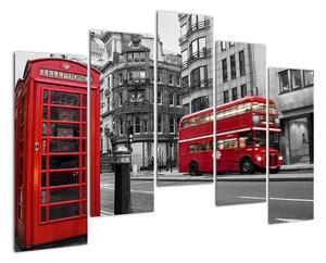 Londýnská ulice - obraz (125x90cm)