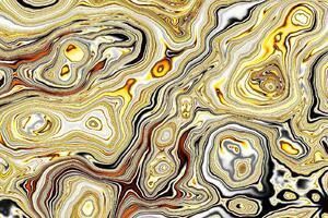 DIMEX | Vliesová fototapeta Imitace mramorové textury MS-5-2516 | 375 x 250 cm | zlatá, béžová, černá, oranžová, šedá