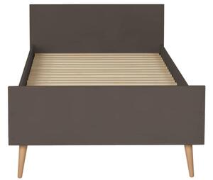 Tmavě hnědá dětská postel Quax Cocoon 200 x 90 cm