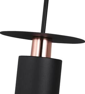 Toolight - Závěsná stropní lampa Luce - černá/růžově zlatá - APP1145-1CP
