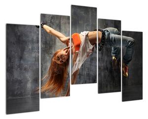 Street Dance tanečnice - obraz (125x90cm)