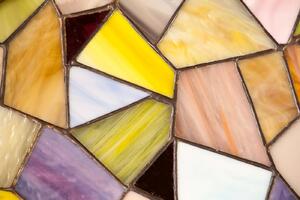 DIMEX | Vliesová fototapeta Mozaika MS-5-2538 | 375 x 250 cm | fialová, žlutá, oranžová, růžová