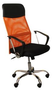 BRADOP Kancelářská židle černá ZK07 TABOO - židle - oranžová